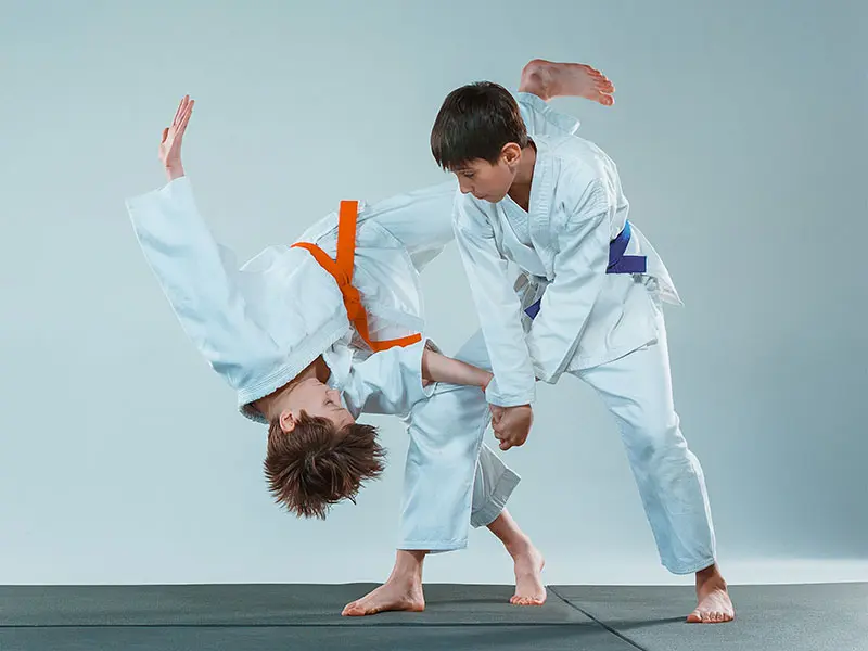 Children practicing Judo in Groton, developing lifelong discipline, focus, and self-respect.